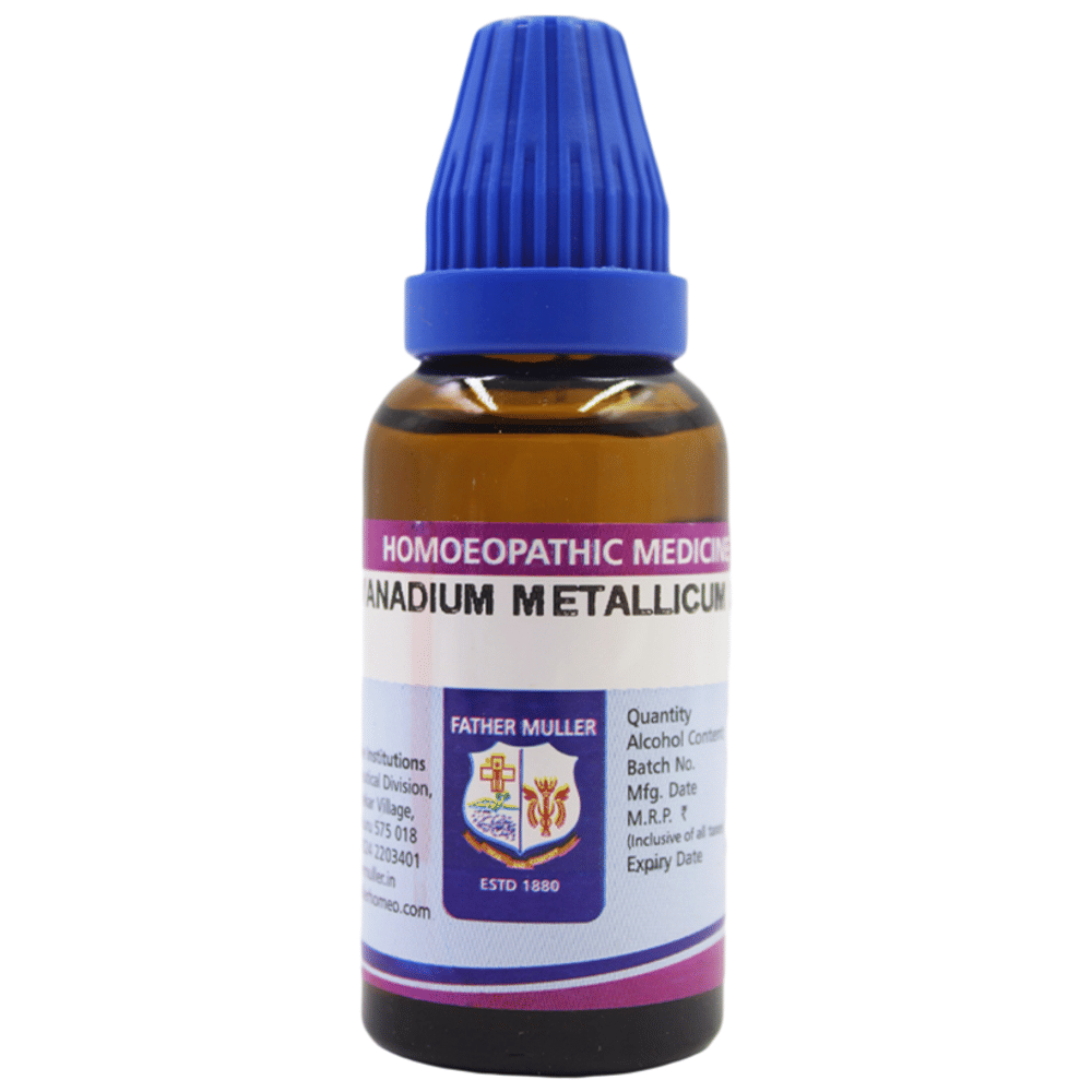 Father Muller Vanadium Metallicum Drop 30 bottle of 30 ml Oral Drops