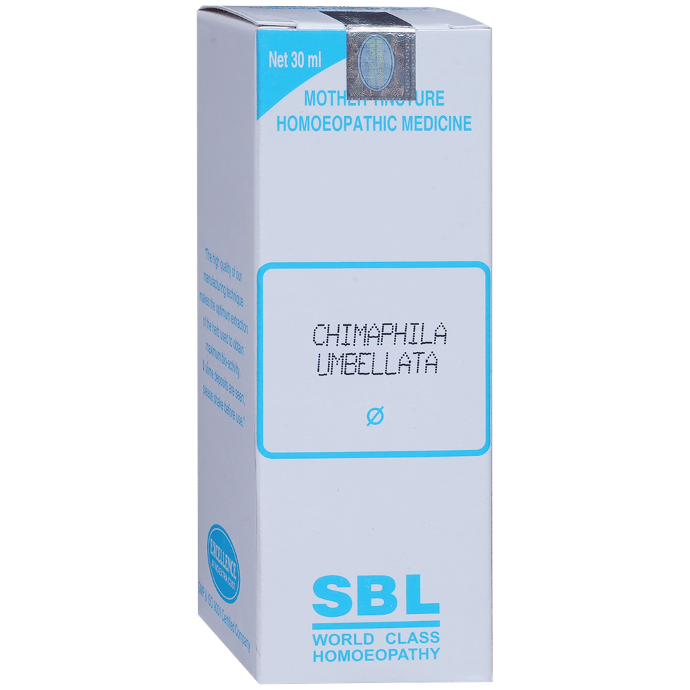 SBL Chimaphila Umbellata Mother Tincture Q bottle of 30 ml Mother Tincture SBL Chimaphila Umbellata Mother Tincture Q bottle of 30 ml Mother Tincture