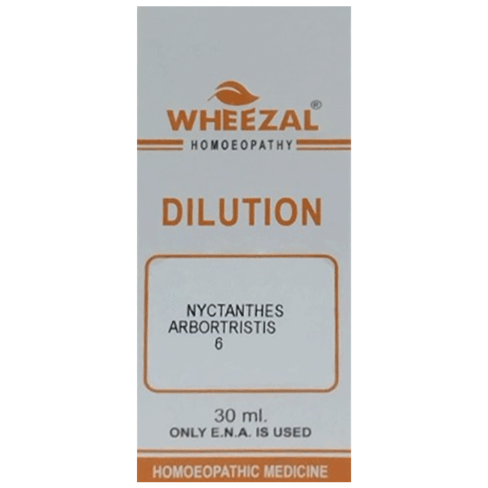 Wheezal Nyctanthes Dilution 6 bottle of 30 ml Dilution