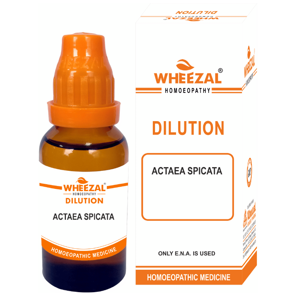Wheezal Actaea Spicata Dilution 10M bottle of 30 ml Dilution