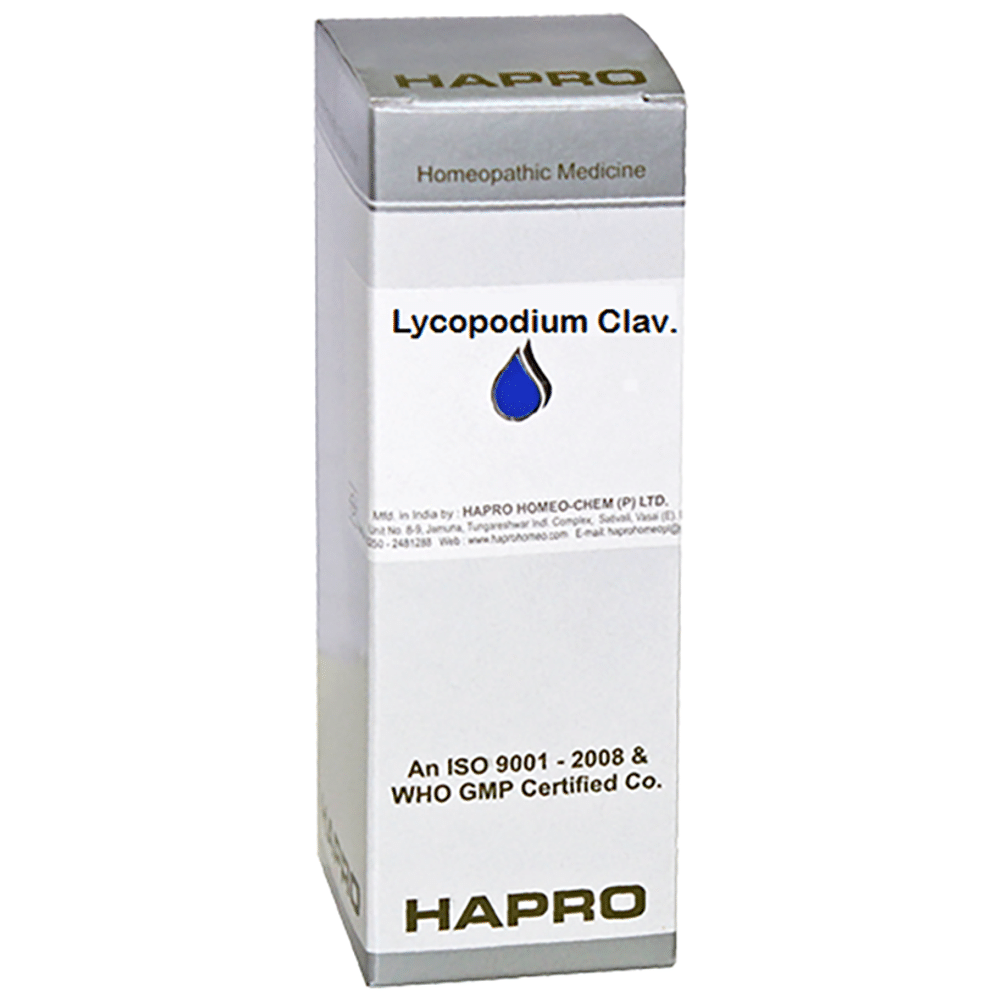 Hapro Lycopodium Clavatum Dilution 50M bottle of 30 ml Dilution