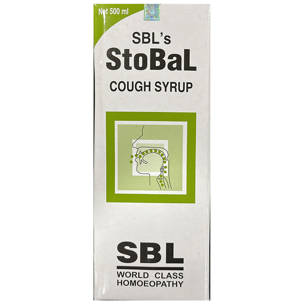 SBL Stobal Cough Syrup bottle of 500 ml Syrup