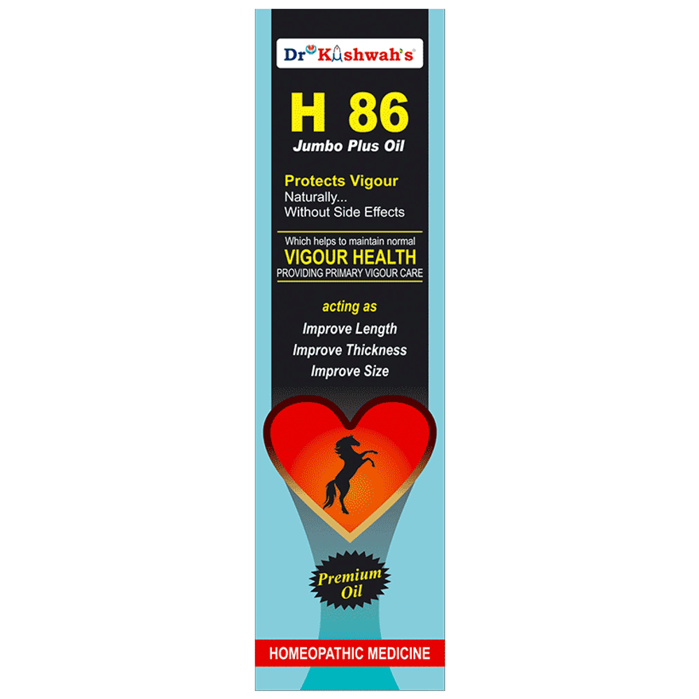 Dr Kushwah's H 86 Jumbo Plus Oil bottle of 30 ml Oil