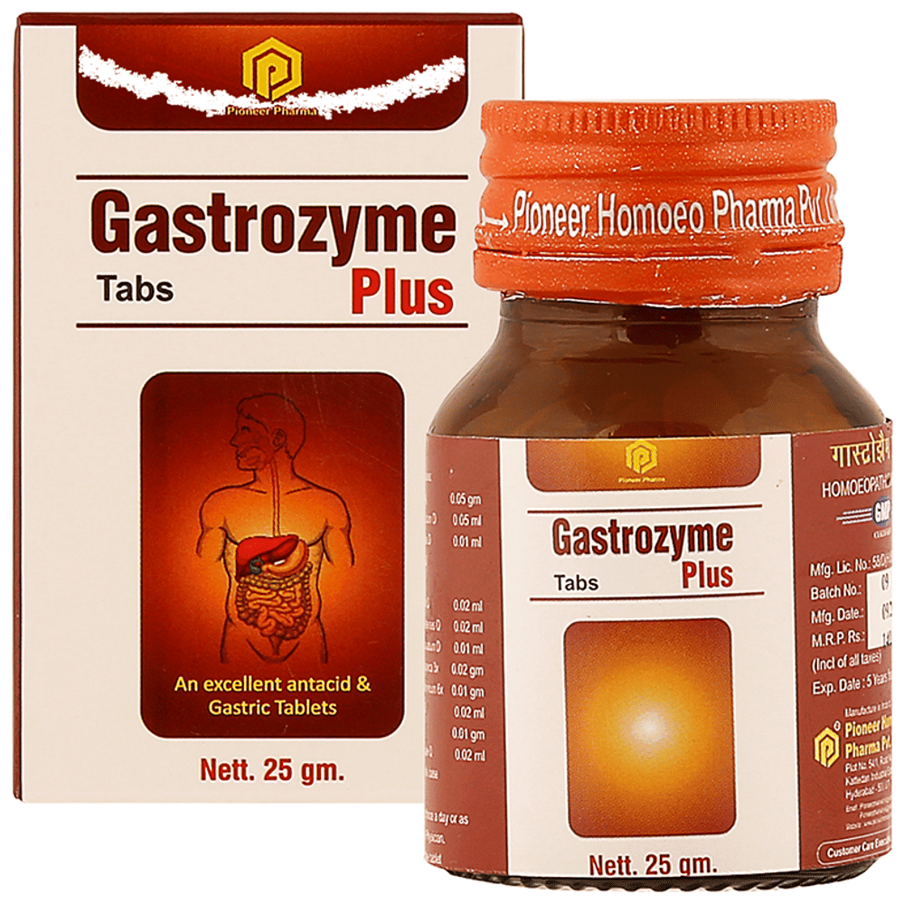 Pioneer Pharma Gastrozyme Plus Tab (25gm Each) combo pack of 2 bottles