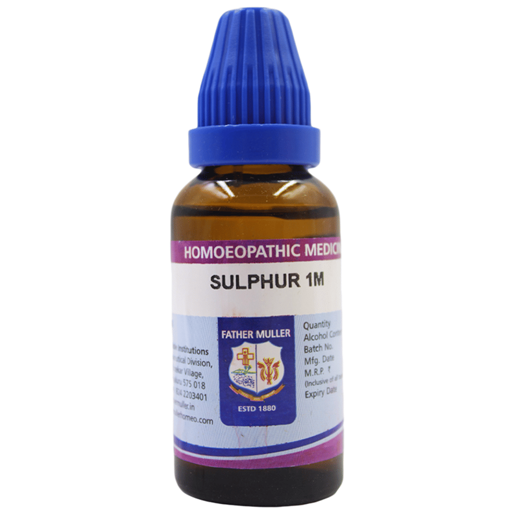 Father Muller Sulphur Drop 1M bottle of 30 ml Oral Drops