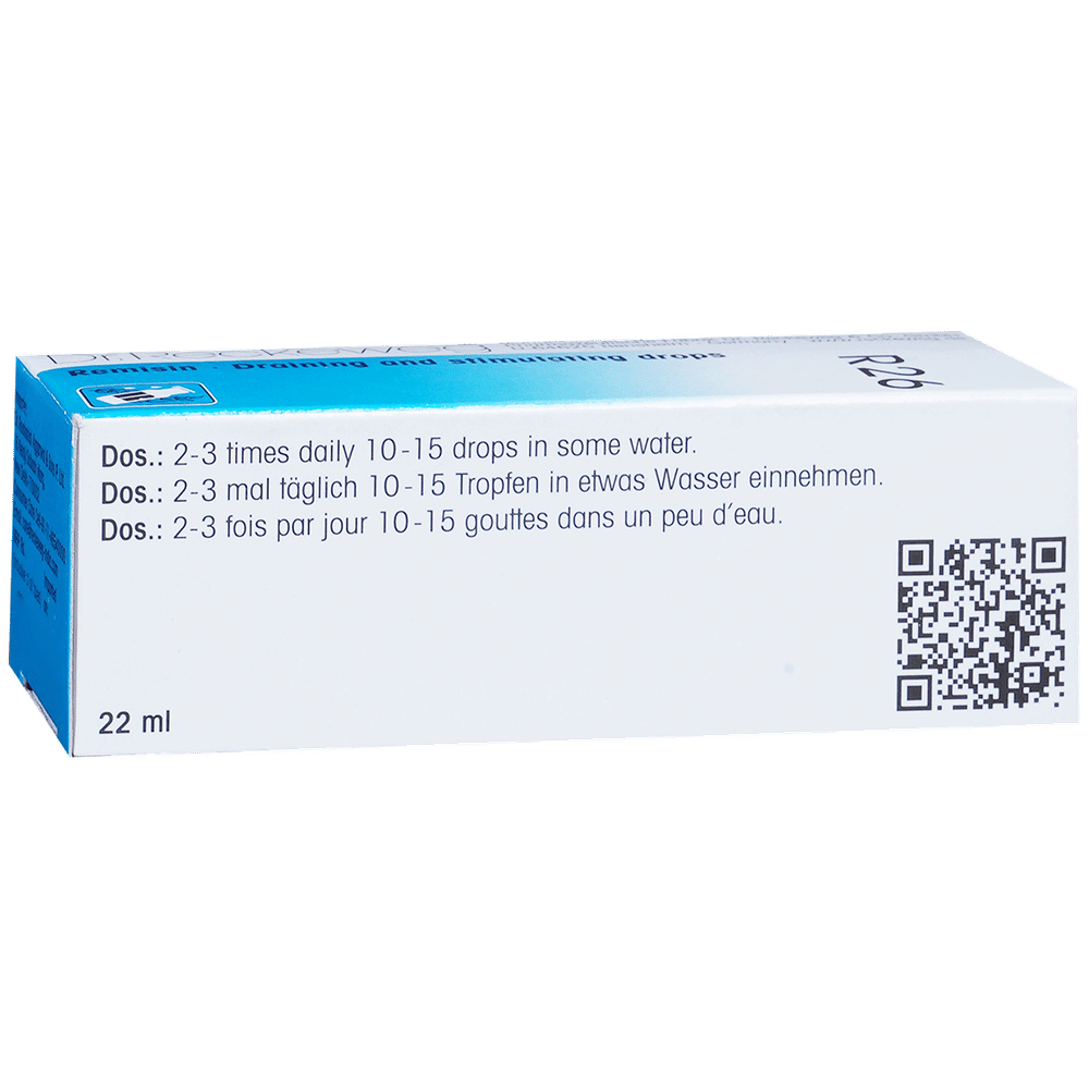 Dr. Reckeweg R26 Draining and Stimulating Drop bottle of 22 ml Drop Dr. Reckeweg R26 Draining and Stimulating Drop bottle of 22 ml Drop