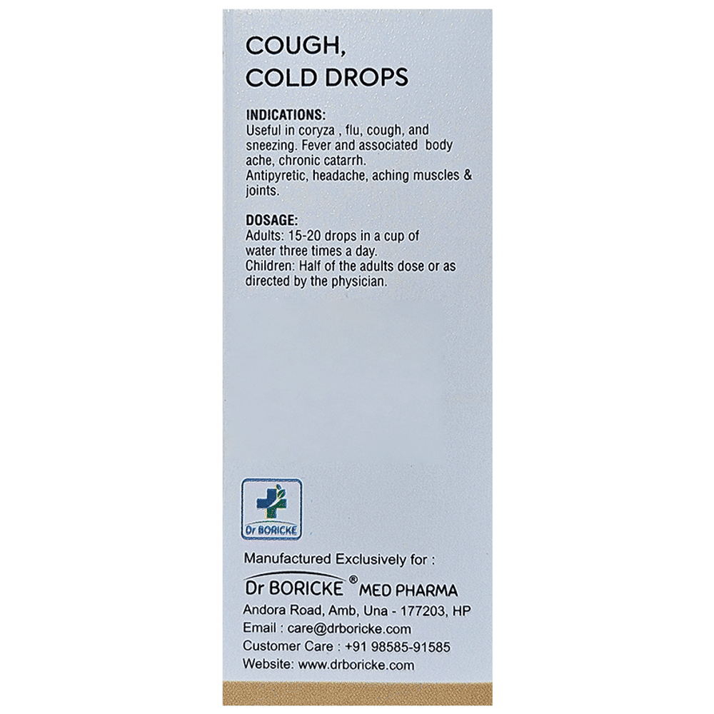 Dr Boricke DB 7 Cough, Cold Drop bottle of 30 ml Oral Drops Dr Boricke DB 7 Cough, Cold Drop bottle of 30 ml Oral Drops