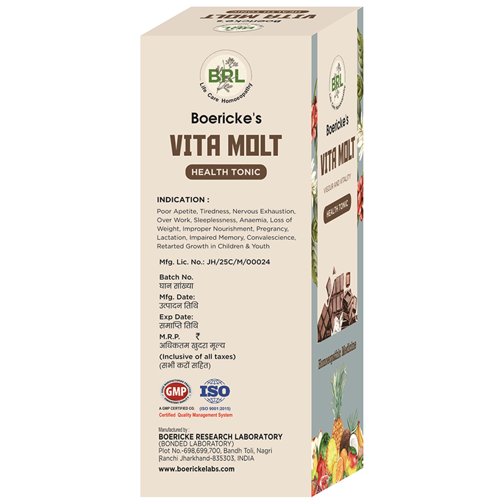 BRL Vita Molt Syrup bottle of 450 ml Syrup