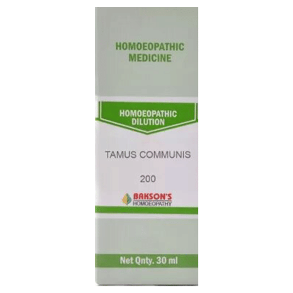 Bakson's Homeopathy Tamus Communis Dilution 200 bottle of 30 MDI Dilution Bakson's Homeopathy Tamus Communis Dilution 200 bottle of 30 MDI Dilution