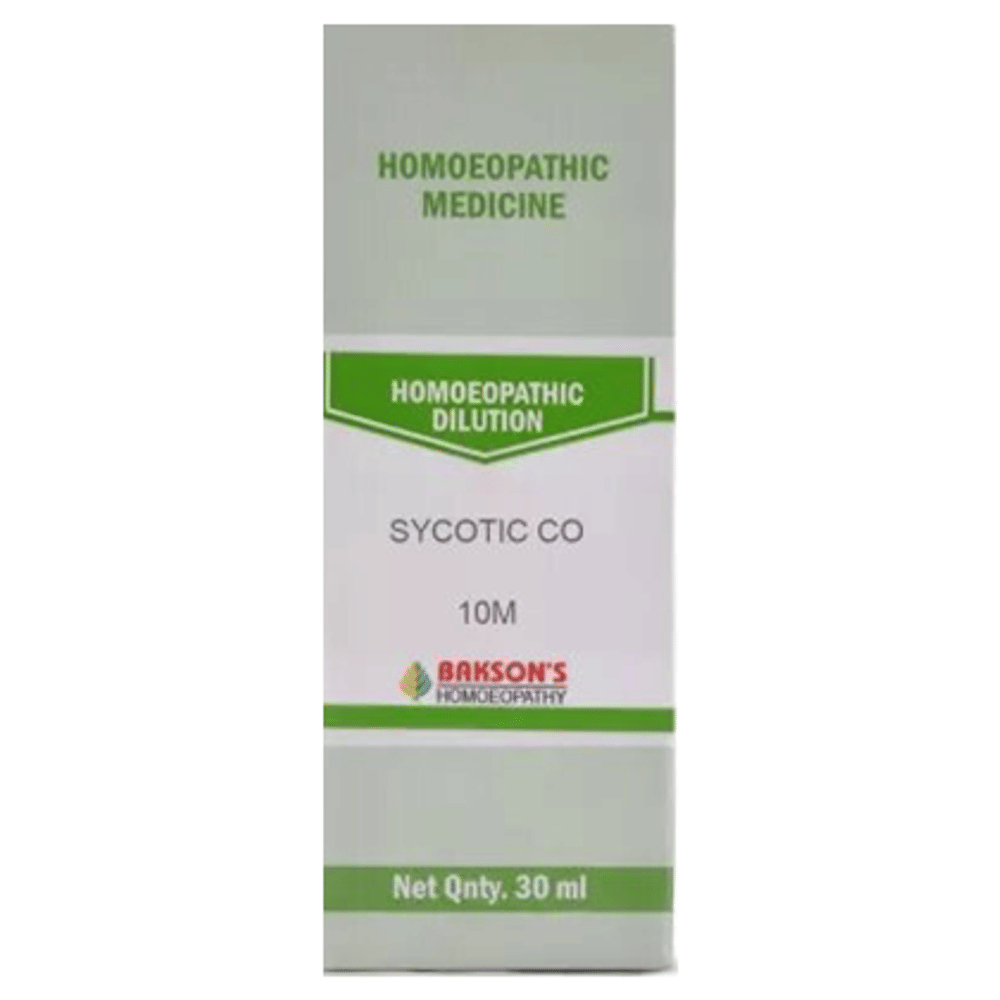 Bakson's Homeopathy Sycotic Co Dilution 10M bottle of 30 ml Dilution