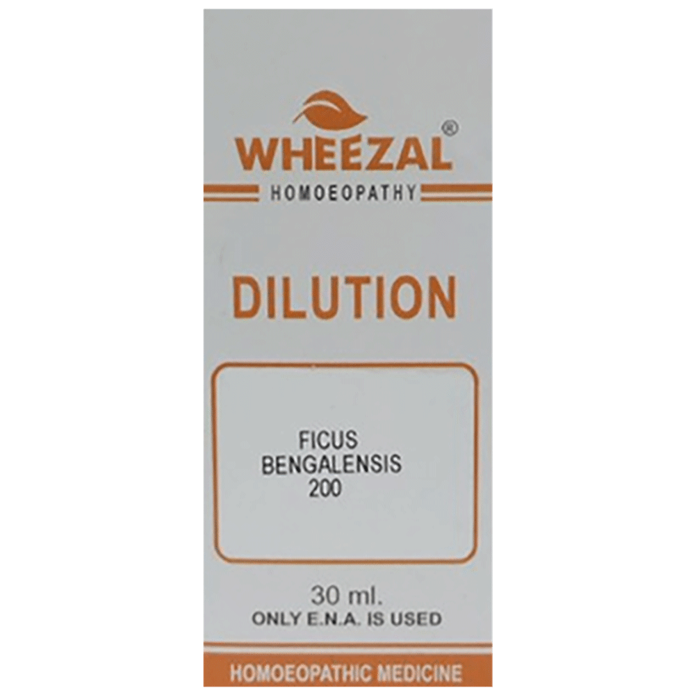 Wheezal Ficus Bangalensis Dilution 200 bottle of 30 ml Dilution