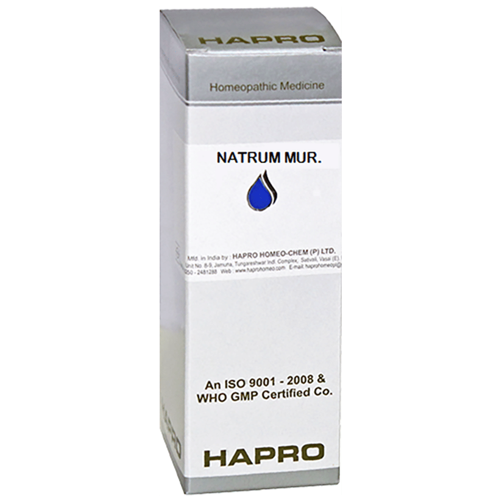 Hapro Natrum Mur Dilution 10M bottle of 30 ml Dilution