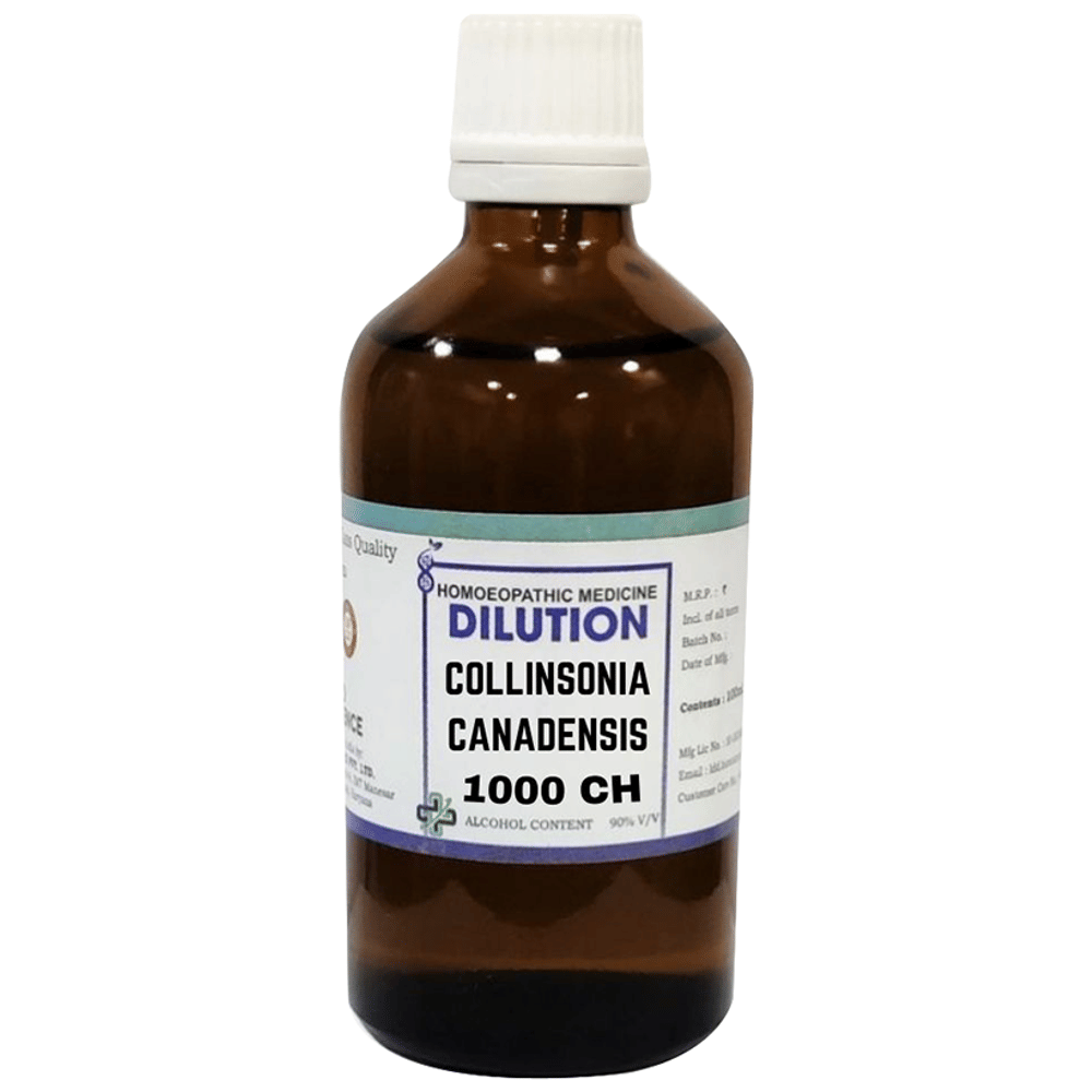 LDD Bioscience Collinsonia Canadensis Dilution 1000 CH bottle of 100 ml Dilution