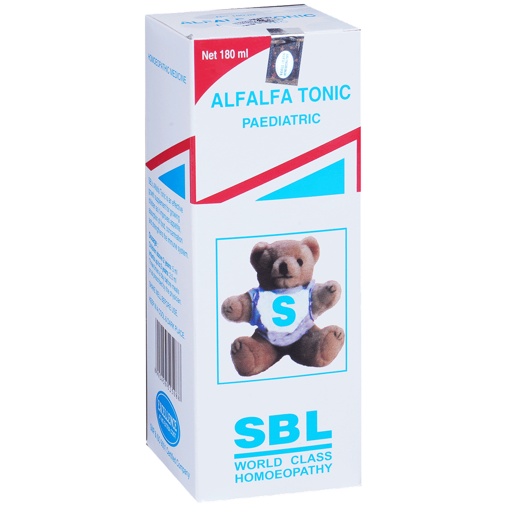 SBL Alfalfa Tonic Paediatric bottle of 180 ml Tonic