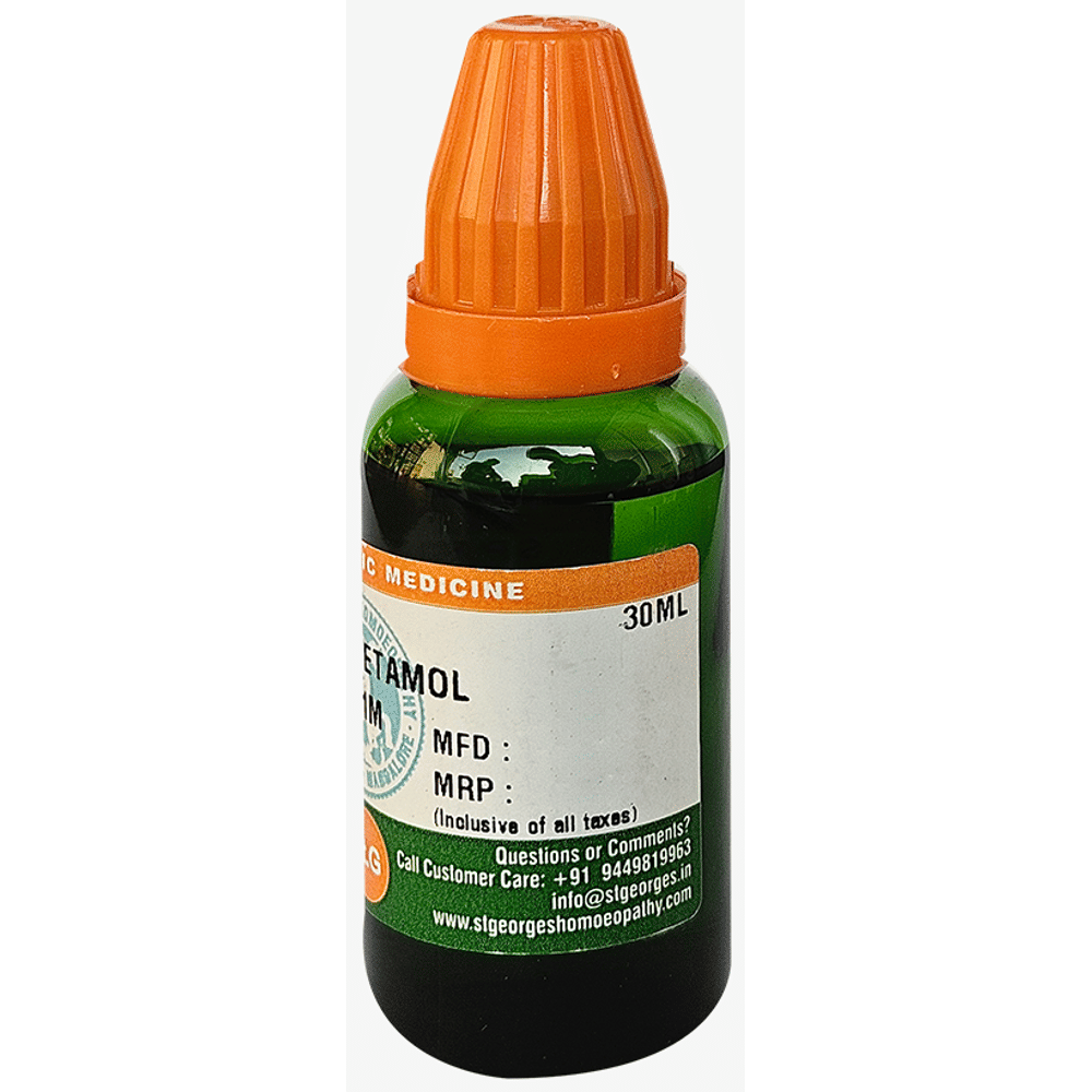 St. George‚Äôs Paracetamol Dilution 1M bottle of 30 ml Dilution