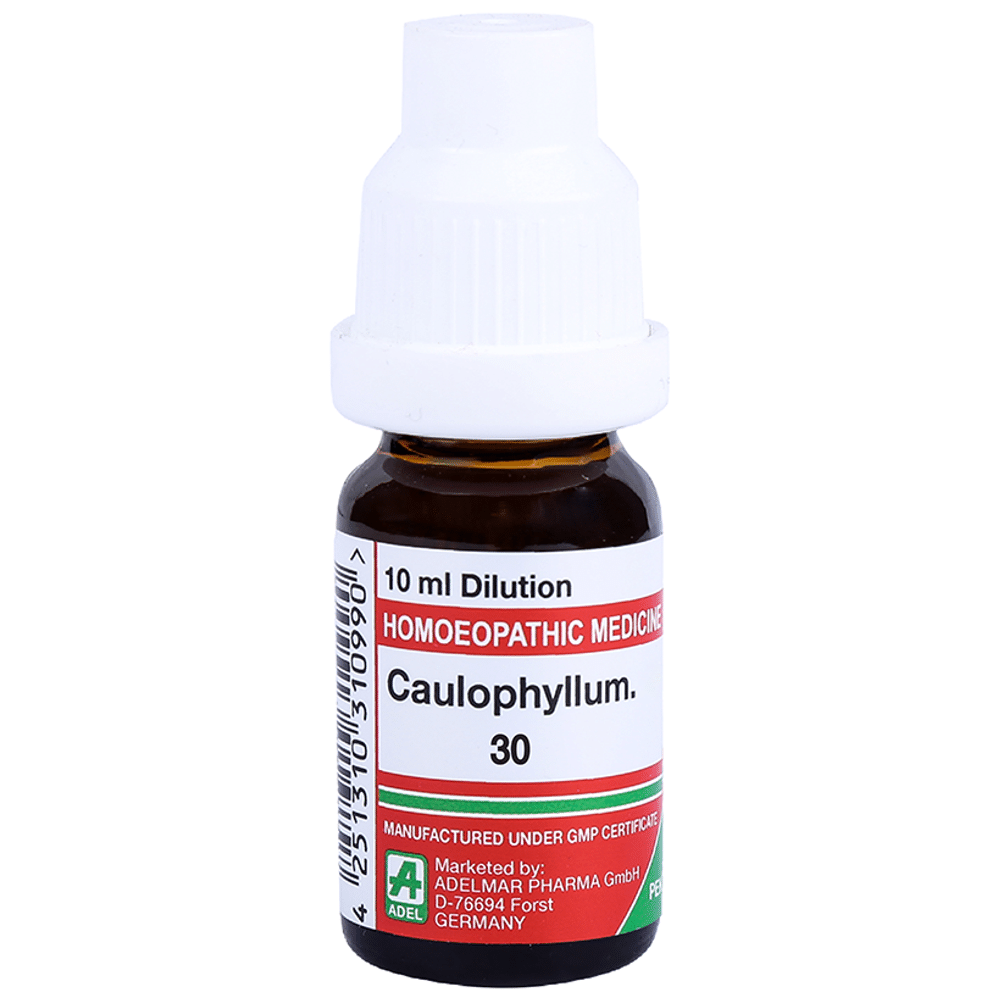 ADEL Caulophyllum. Dilution 30 bottle of 10 ml Dilution