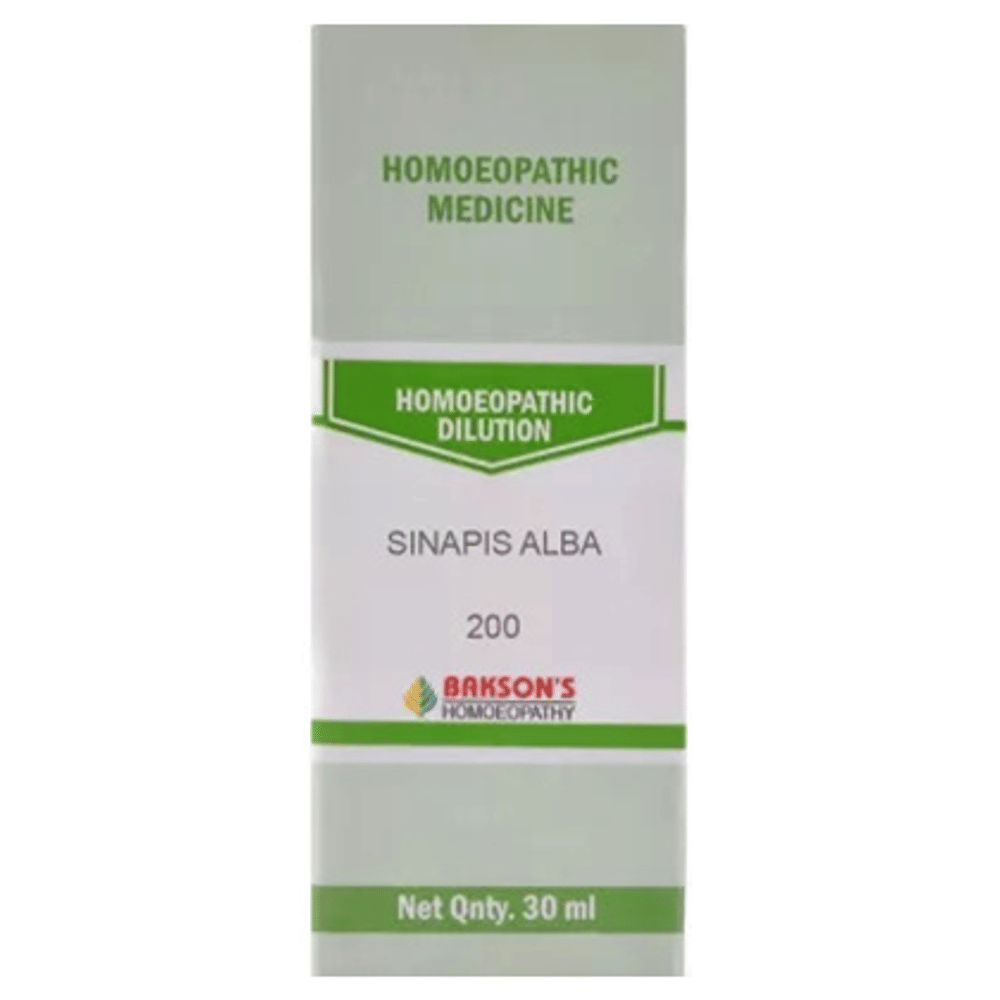 Bakson's Homeopathy Sinapis Alba Dilution 200 bottle of 30 ml Dilution