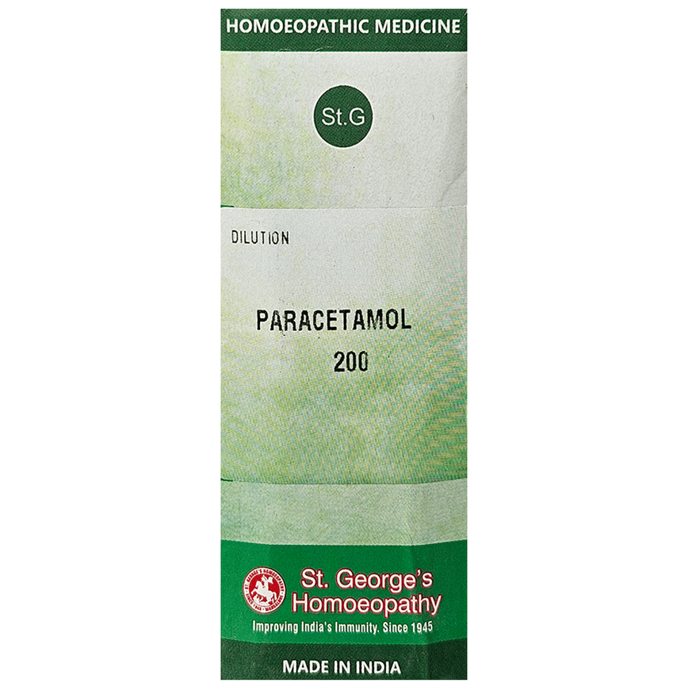 St. George‚Äôs Paracetamol Dilution 200 bottle of 30 ml Dilution