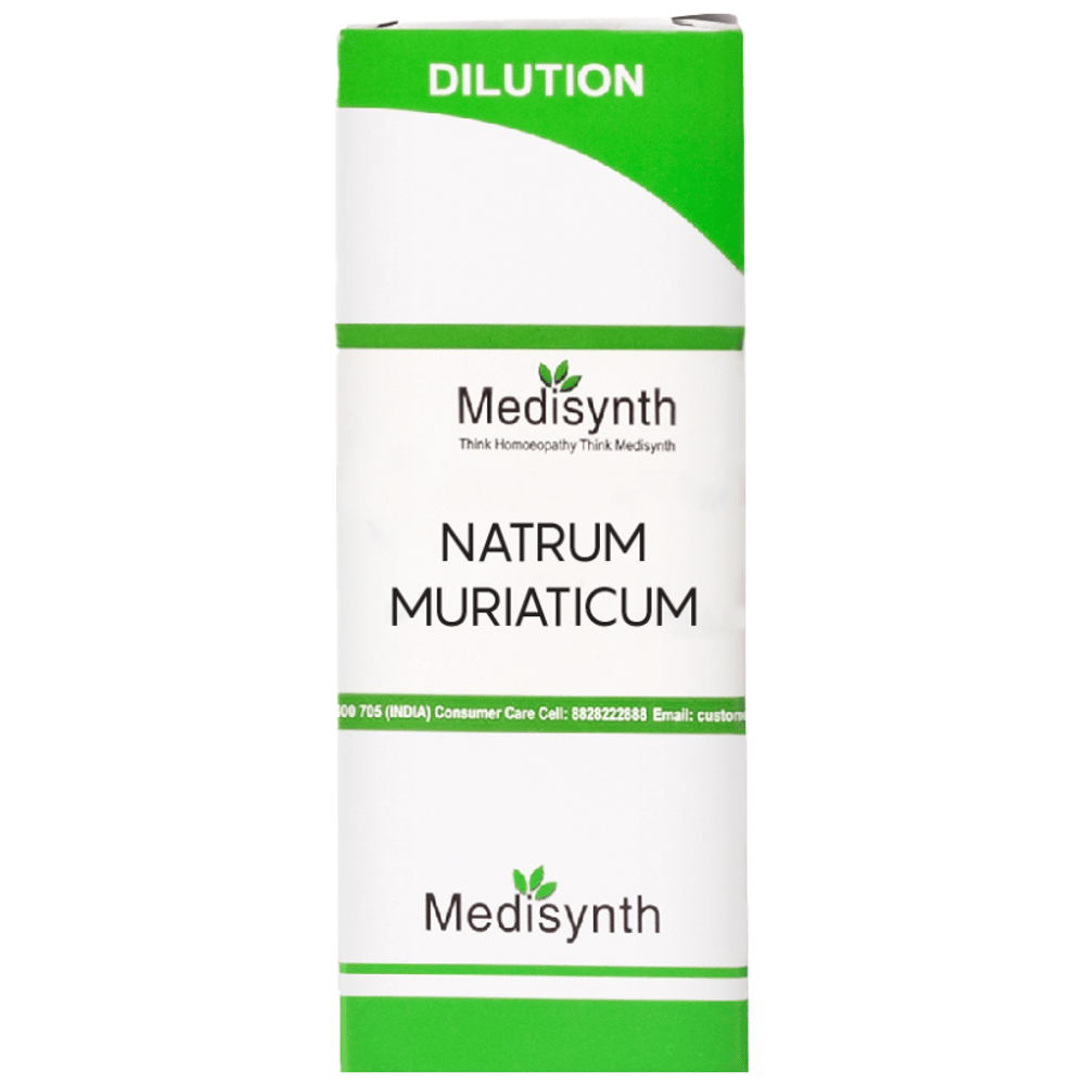 Medisynth Natrum Muriaticum Dilution 200 bottle of 30 ml Dilution