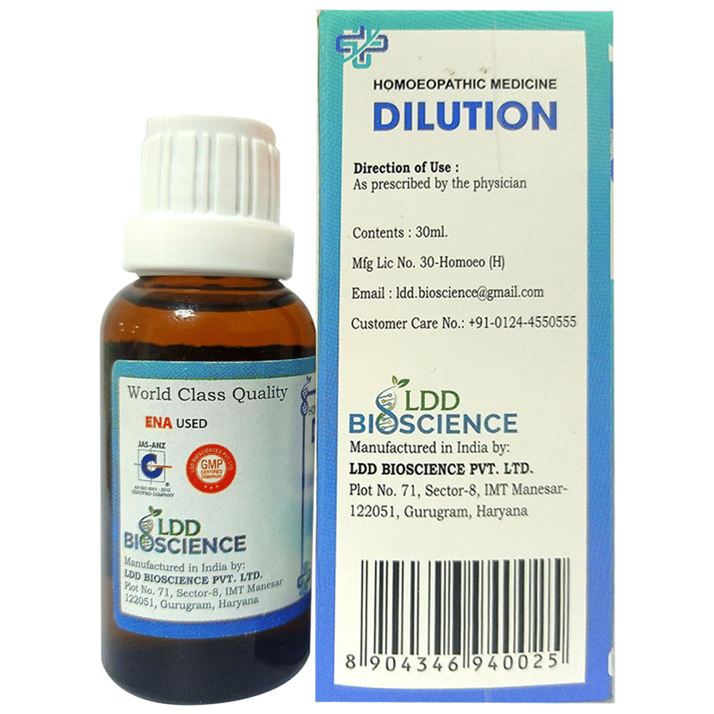 LDD Bioscience Symphytum Officinalis Dilution 1000 CH bottle of 30 ml Dilution