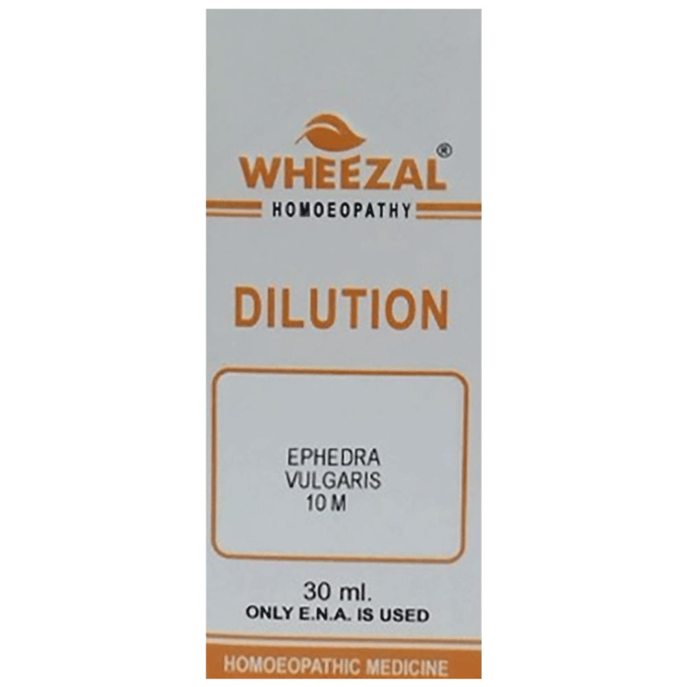 Wheezal Ephedra Vulgaris Dilution 10M bottle of 30 ml Dilution Wheezal Ephedra Vulgaris Dilution 10M bottle of 30 ml Dilution