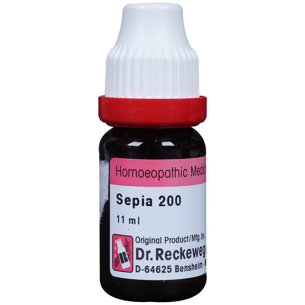 Dr. Reckeweg Sepia Dilution 200 CH bottle of 11 ml Dilution
