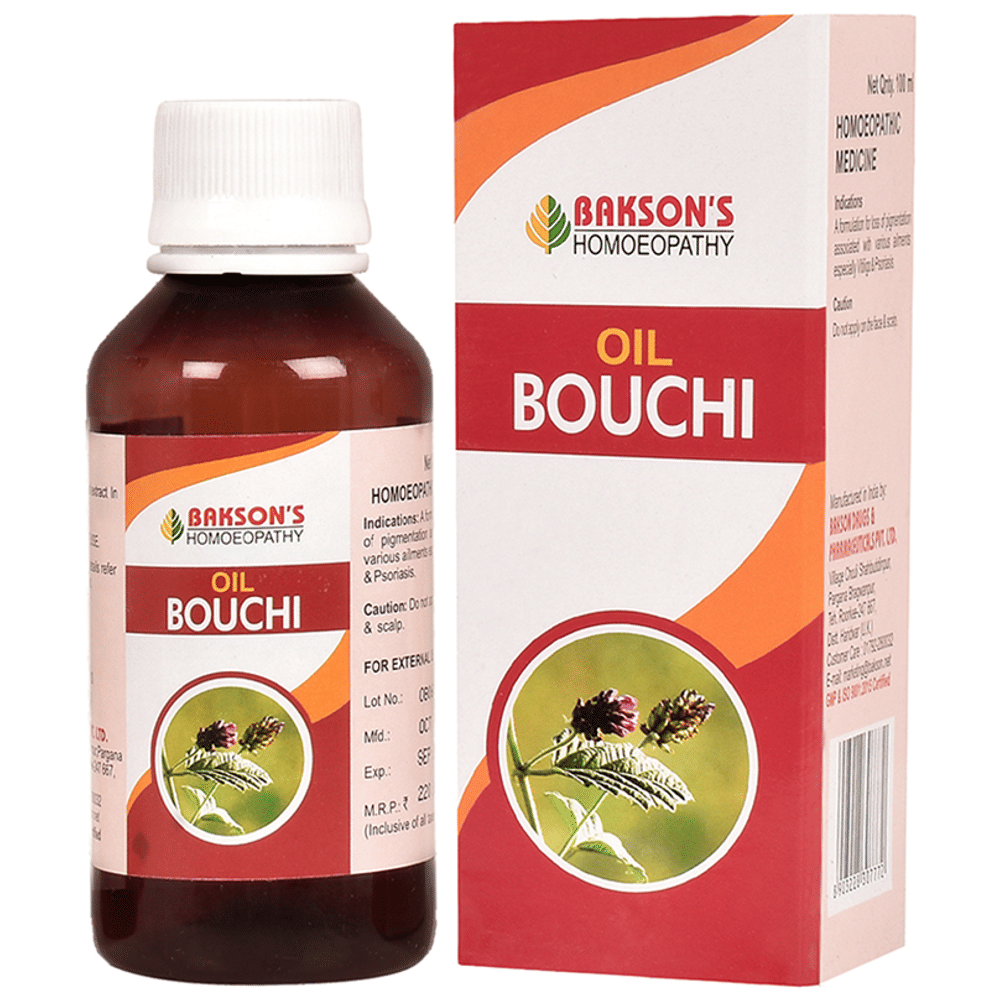 Bakson's Homeopathy Bouchi Oil bottle of 450 ml Oil