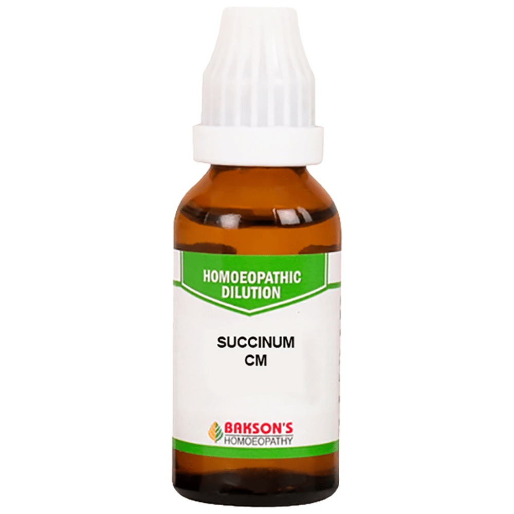 Bakson's Homeopathy Succinum Dilution CM bottle of 30 ml Dilution Bakson's Homeopathy Succinum Dilution CM bottle of 30 ml Dilution