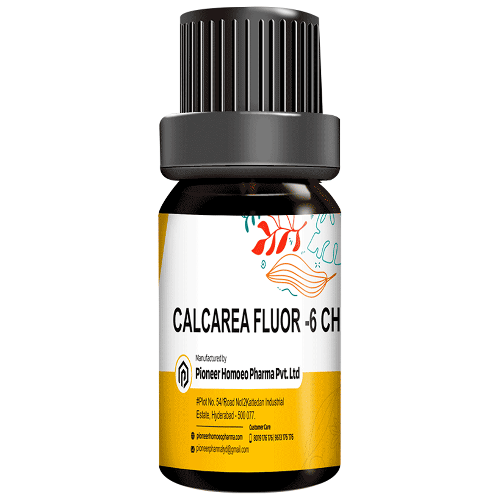 Pioneer Pharma Calcarea Flour Globules Pellets Multidose Pills 6 CH bottle of 150 tablets