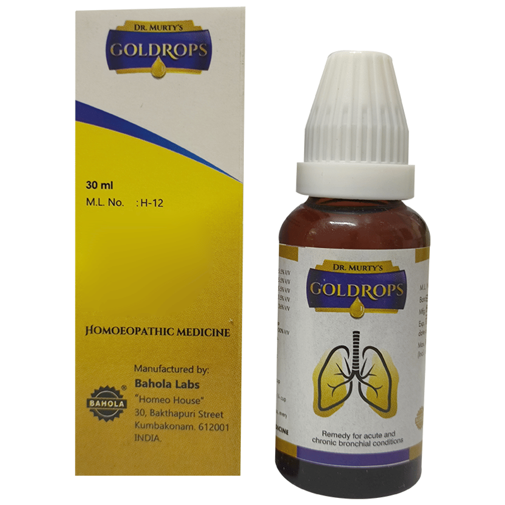 Bahola Goldrops bottle of 30 ml Drop