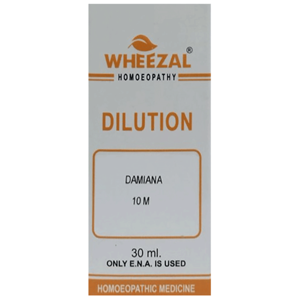 Wheezal Damiana Dilution 10M bottle of 30 ml Dilution
