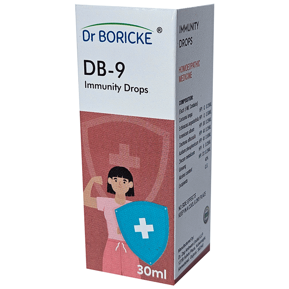 Dr Boricke DB 9 Immunity Drop bottle of 30 ml Oral Drops Dr Boricke DB 9 Immunity Drop bottle of 30 ml Oral Drops