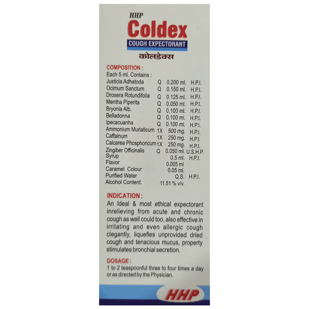 Coldex Cough Expectorant bottle of 100 ml Expectorant Coldex Cough Expectorant bottle of 100 ml Expectorant