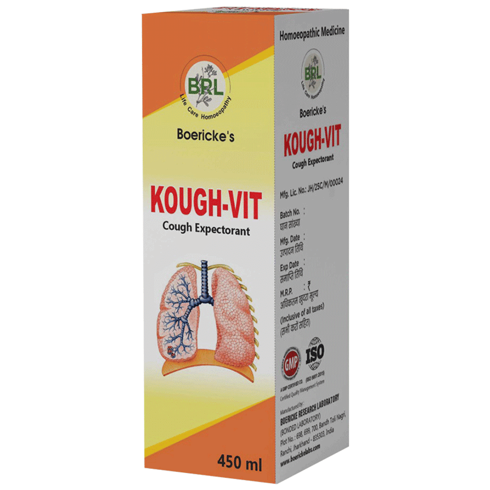 BRL Kough-Vit Cough Expectorant bottle of 450 ml Expectorant