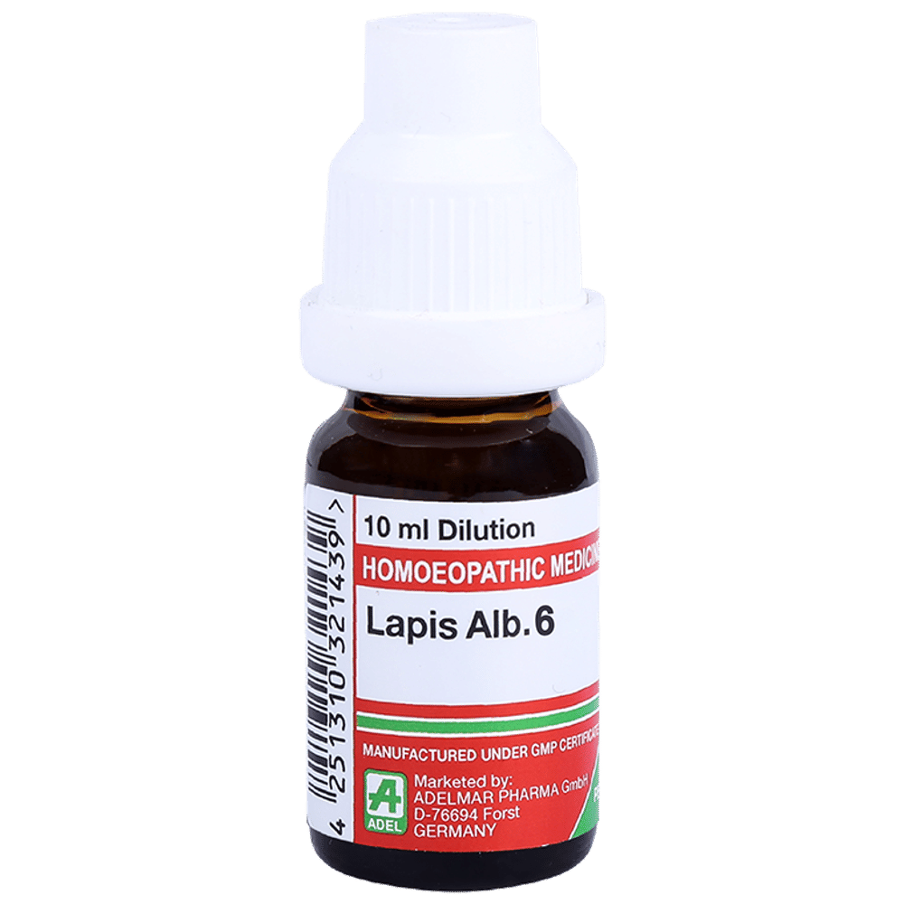ADEL Lapis Alb. Dilution 6 bottle of 10 ml Dilution