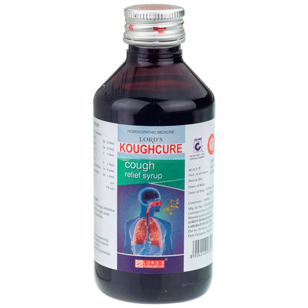 Lord's Koughcure Syrup bottle of 180 ml Syrup