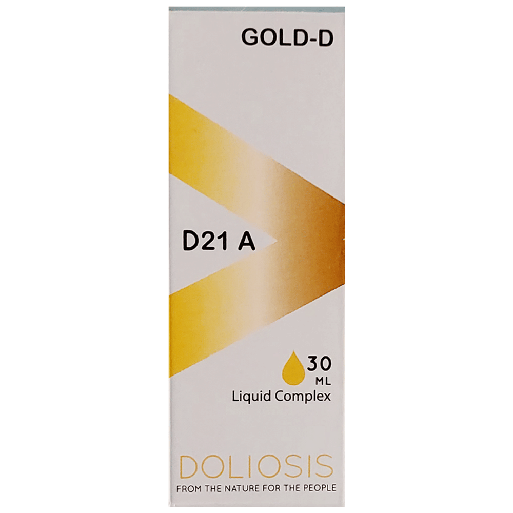 Doliosis D21 A Gold-D Liquid Complex bottle of 30 ml Oral Drops