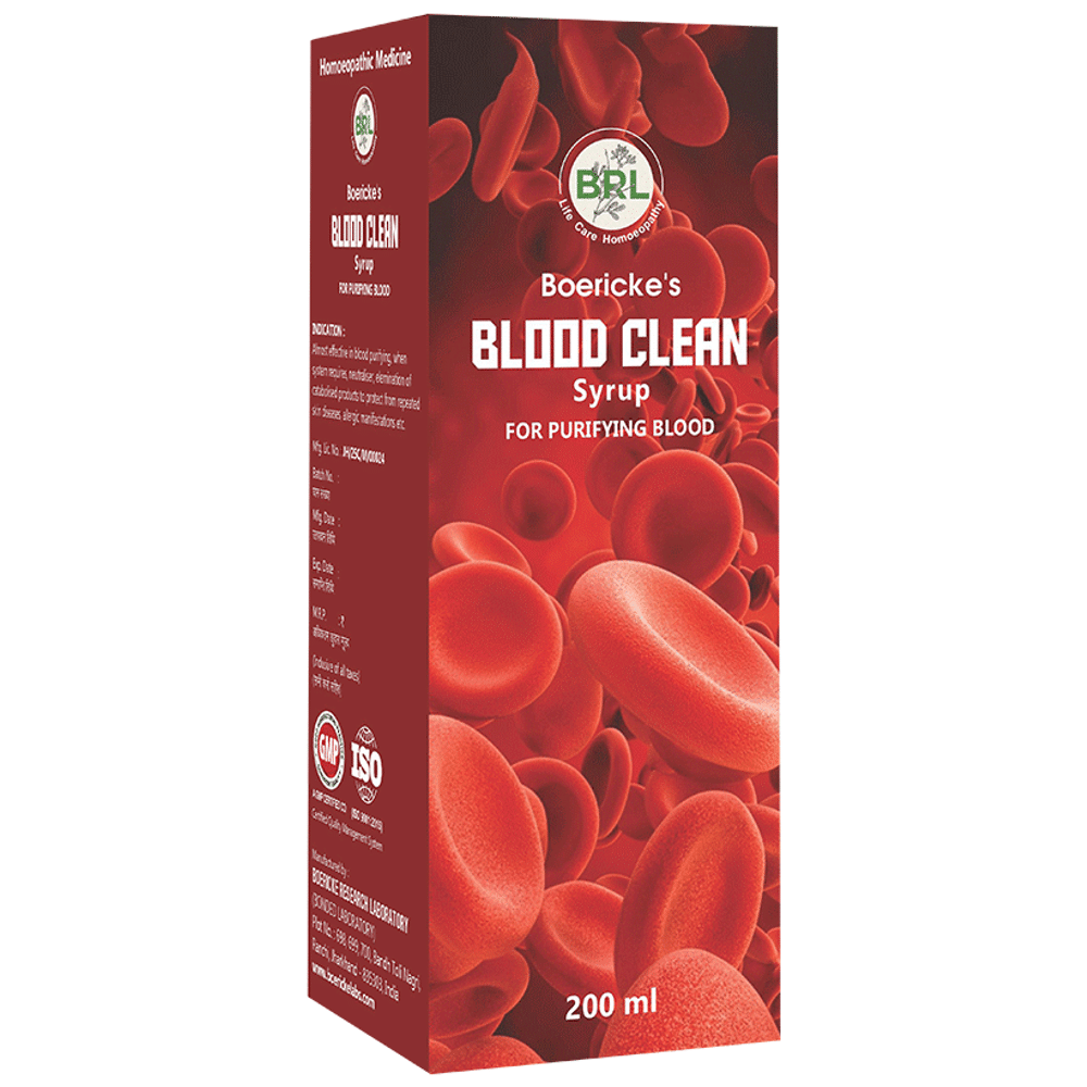 BRL Blood Clean Syrup bottle of 200 ml Syrup