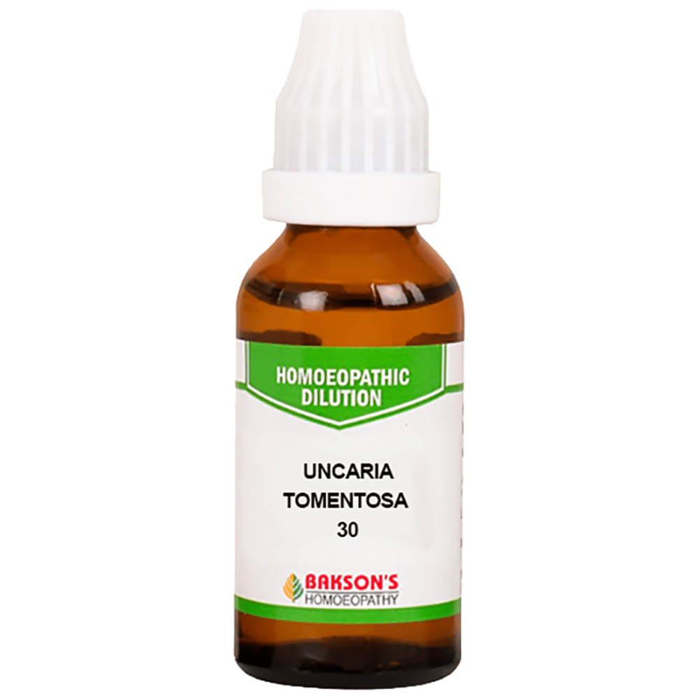 Bakson's Homeopathy Uncaria Tomentosa Dilution 30 bottle of 30 ml Dilution