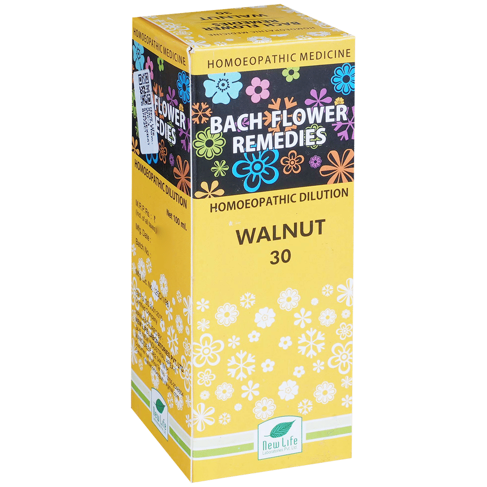 New Life Bach Flower Walnut 30 bottle of 100 ml Dilution New Life Bach Flower Walnut 30 bottle of 100 ml Dilution