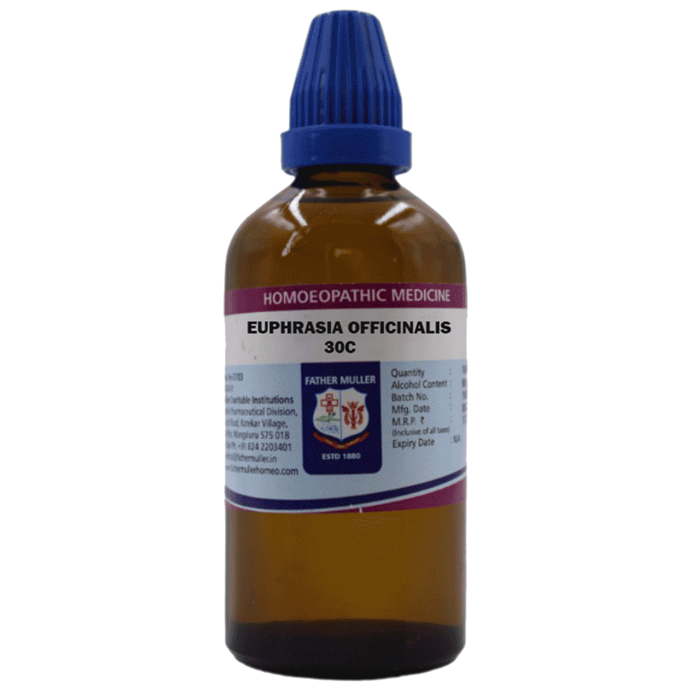 Father Muller  Euphrasia Officinalis 30C Drop bottle of 100 ml Drop