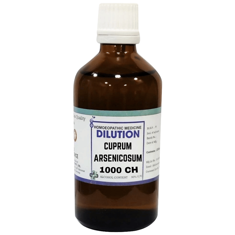 LDD Bioscience Cuprum Arsenicosum Dilution 1000 CH bottle of 100 ml Dilution