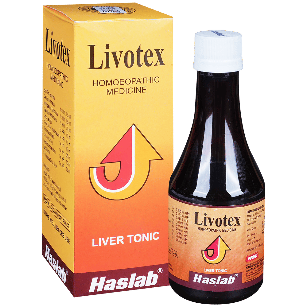 Haslab Livotex Liver Tonic bottle of 200 ml Tonic