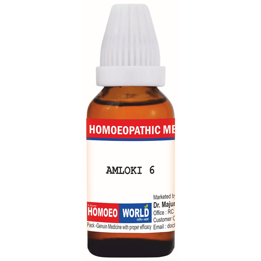Dr. Majumder Homeo World Amloki Dilution (30 ml Each) 6 CH combo pack of 2 bottles
