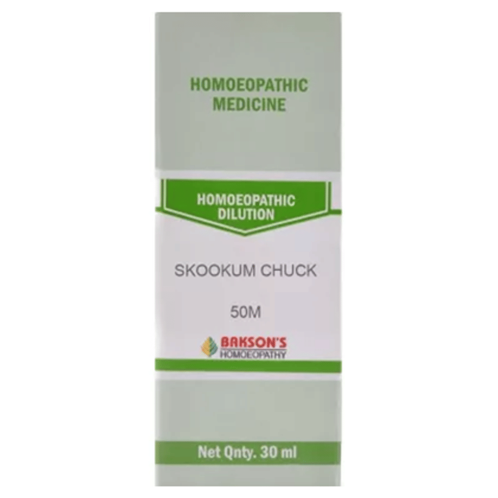 Bakson's Homeopathy Skookum Chuck Dilution 50M bottle of 30 ml Dilution