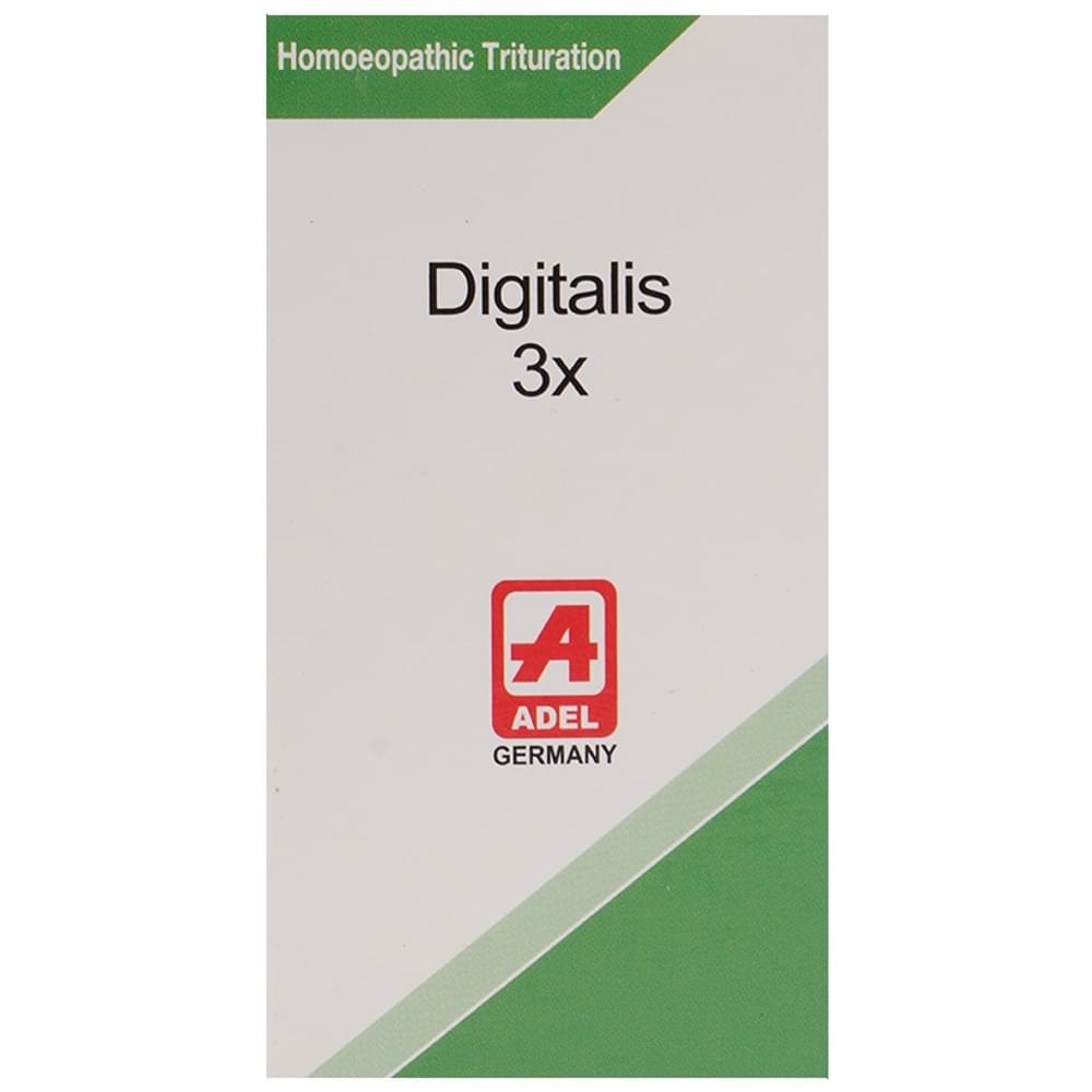 ADEL Digitalis Trituration Tablet 3X bottle of 20 gm Trituration Tablet