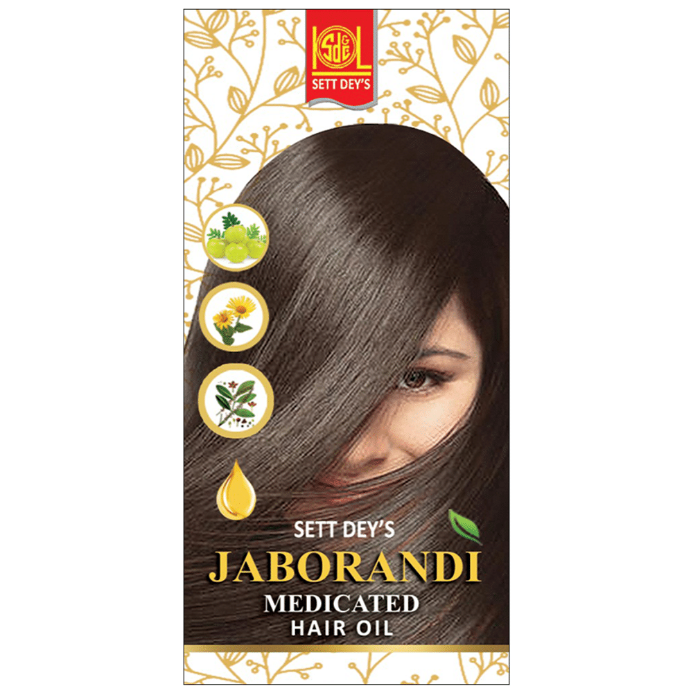 Sett Dey  Jaborandi Medicated Hair  Oil bottle of 200 ml Oil