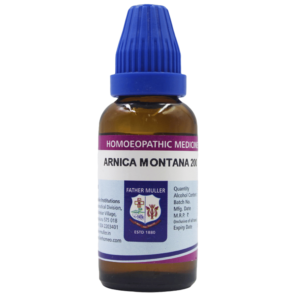 Father Muller Arnica Montana Drop 200C bottle of 30 ml Drop