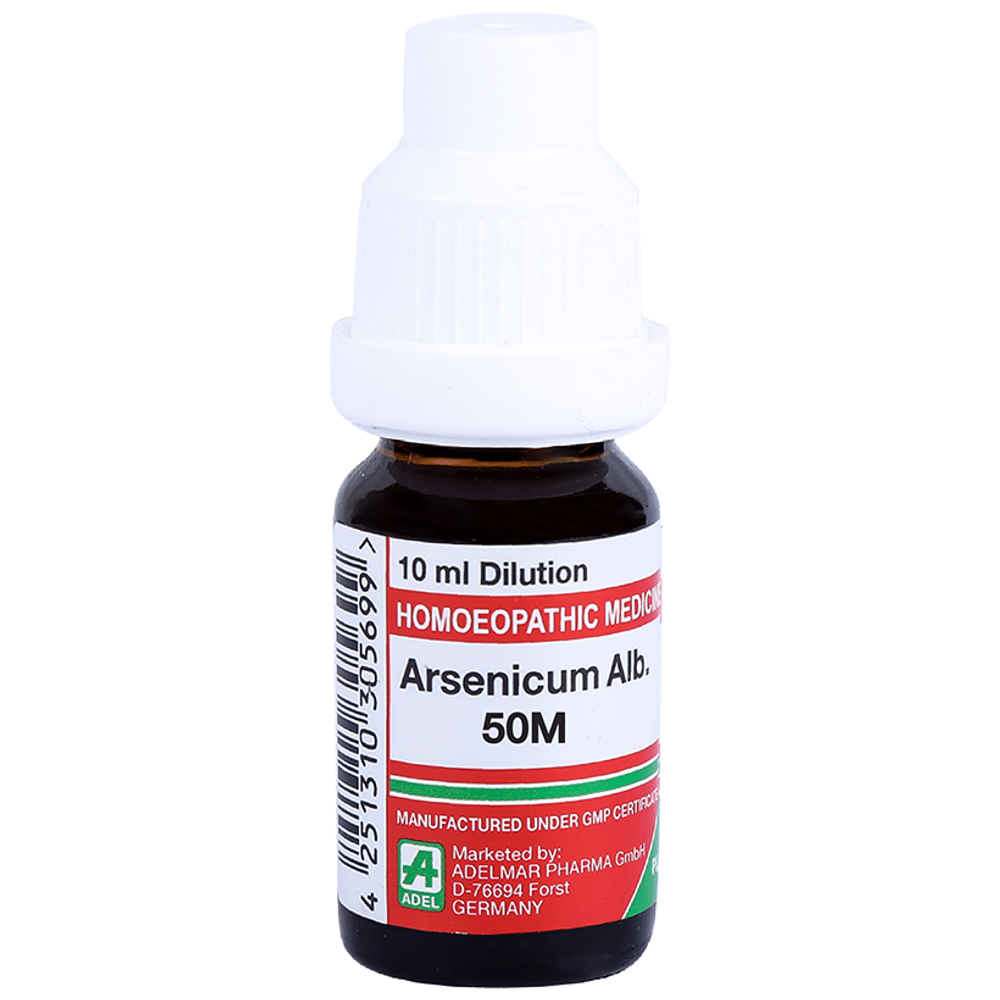 ADEL Arsenicum Alb. Dilution 50M bottle of 10 ml Dilution