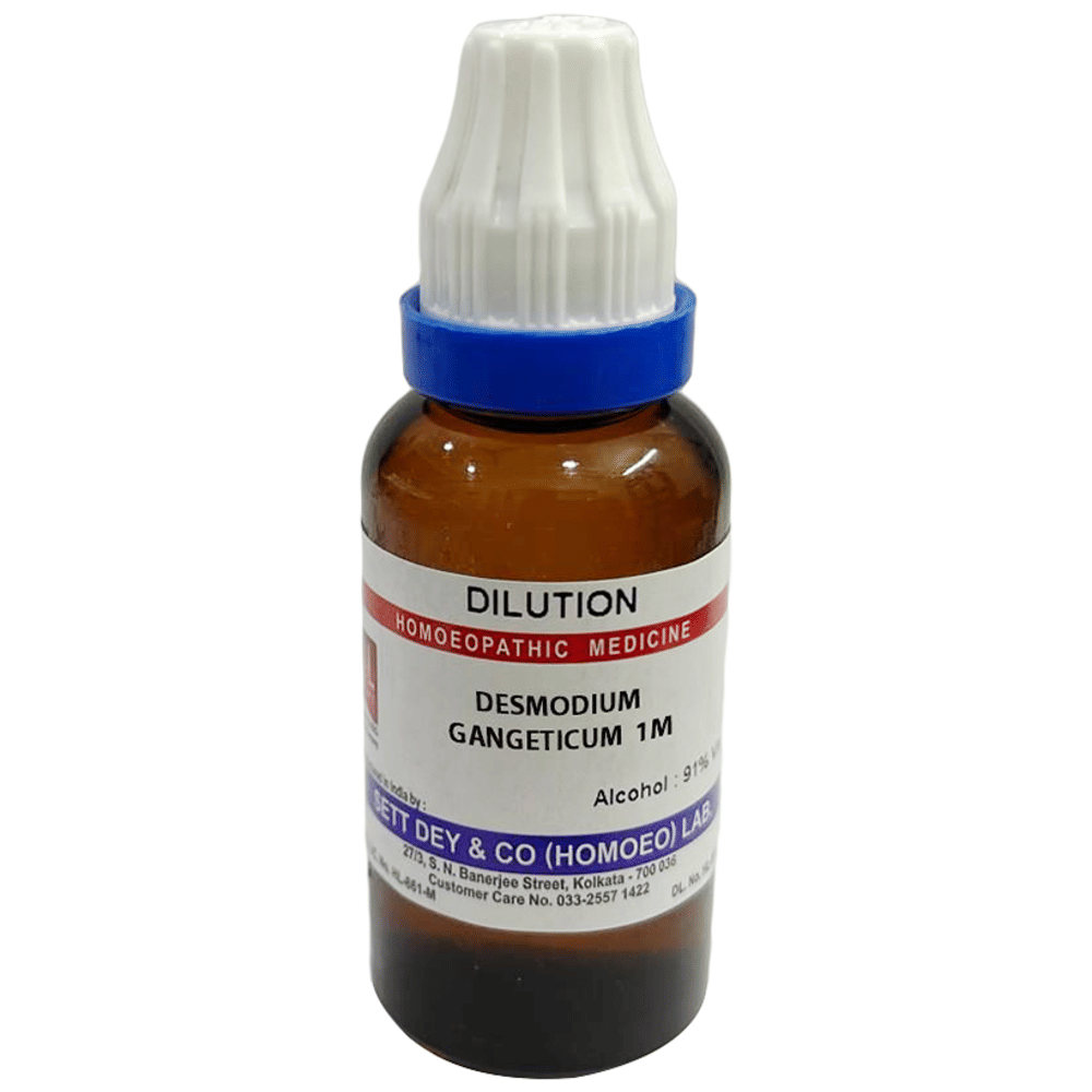 Sett Dey Desmodium Gangeticum Dilution 1M bottle of 30 ml Dilution